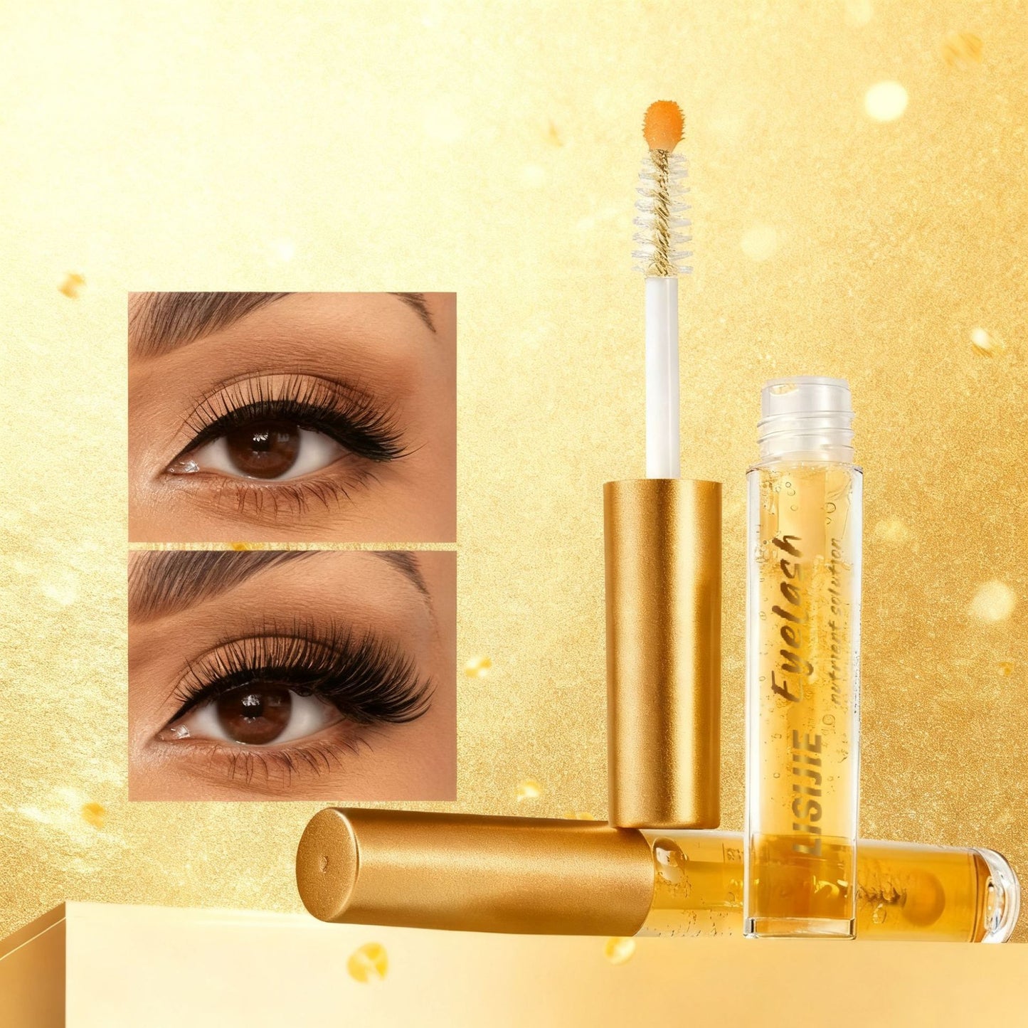 Eyelash serum for naturally set, long-lasting, and smudge-proof lashes, perfect for everyday eye makeup.