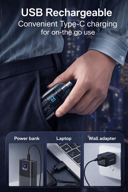 2-in-1 Electric Nose & Ear Trimmer