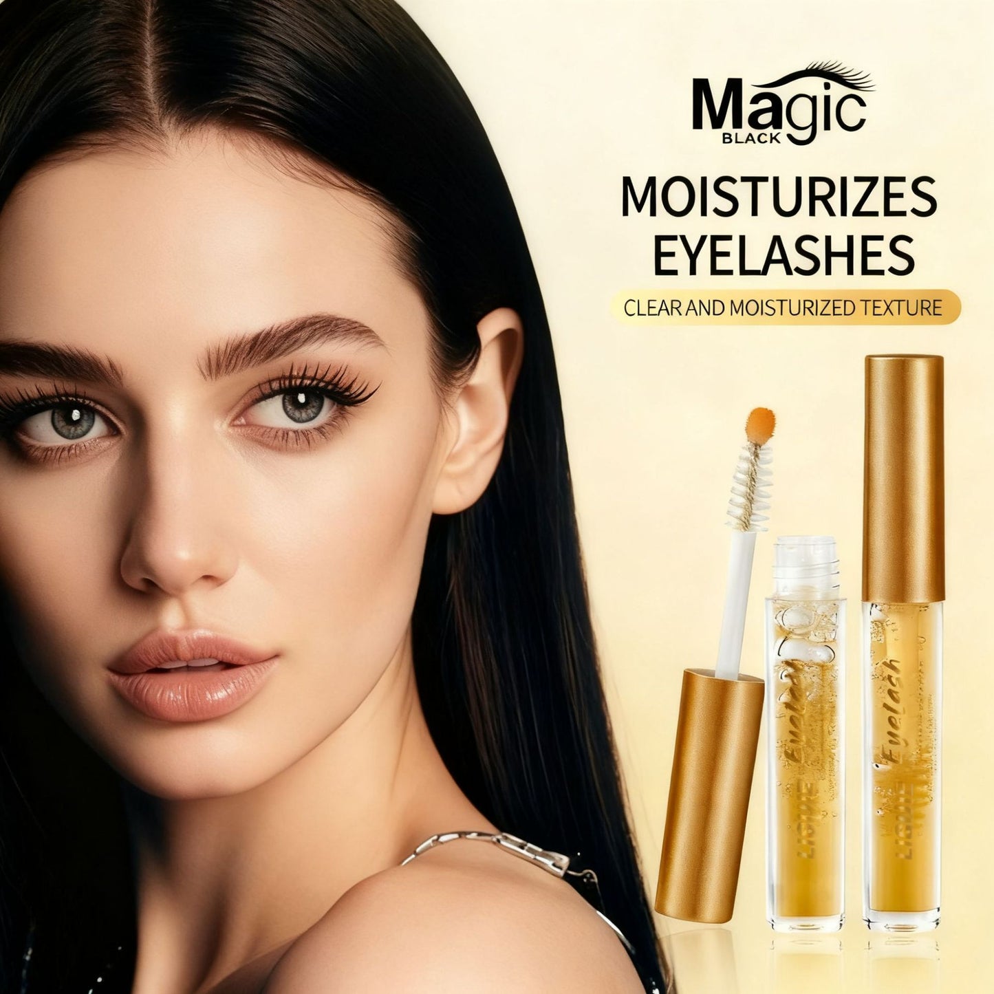 Eyelash serum for naturally set, long-lasting, and smudge-proof lashes, perfect for everyday eye makeup.